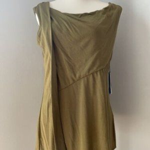 Simply Vera Wang Sleeveless Top Sz. M. Military Green. NWT